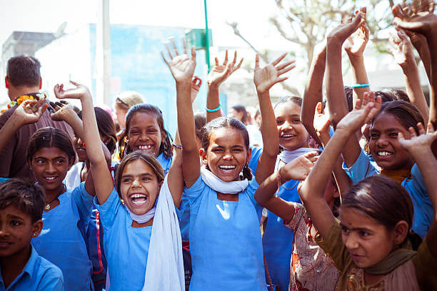 CSR Social Return on Investment – children benefitting from CSR initiatives in India